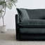 2 For Home Lounge: Grey Chenille. Solid Wood Support, Breathable Fabric, Sponge. Reconfigurable Seating, Easy Assembly