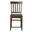 Sevenoaks Solid Wood Counter Stool with Solid Wood Frame-38198435