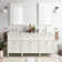 72" Elmdale Double Bathroom Vanity Set with Rectangular Undermount Sinks
