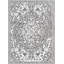 Tapis gris à motif de médaillon oriental transitionnel Granada-61512648