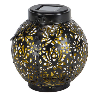 5.9'' Solar Powered Integrated LED Jar Lantern