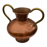 Handcrafted Copper and Brass Table Vase