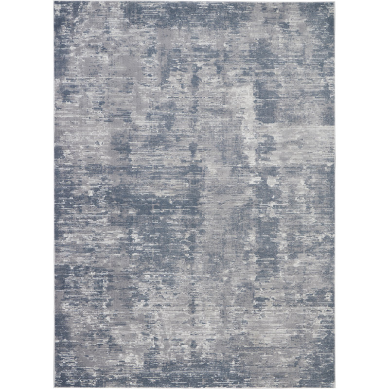 Tapis gris Modern, Rectangle 7 pi 10 po x 10 pi 6 po