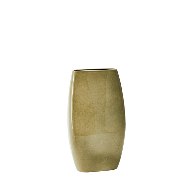 Cicada Vase-Moss-Sm, 16" H x 9" W x 3.5 D