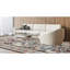 Hand-Knotted High-Quality Brown and Beige Runner