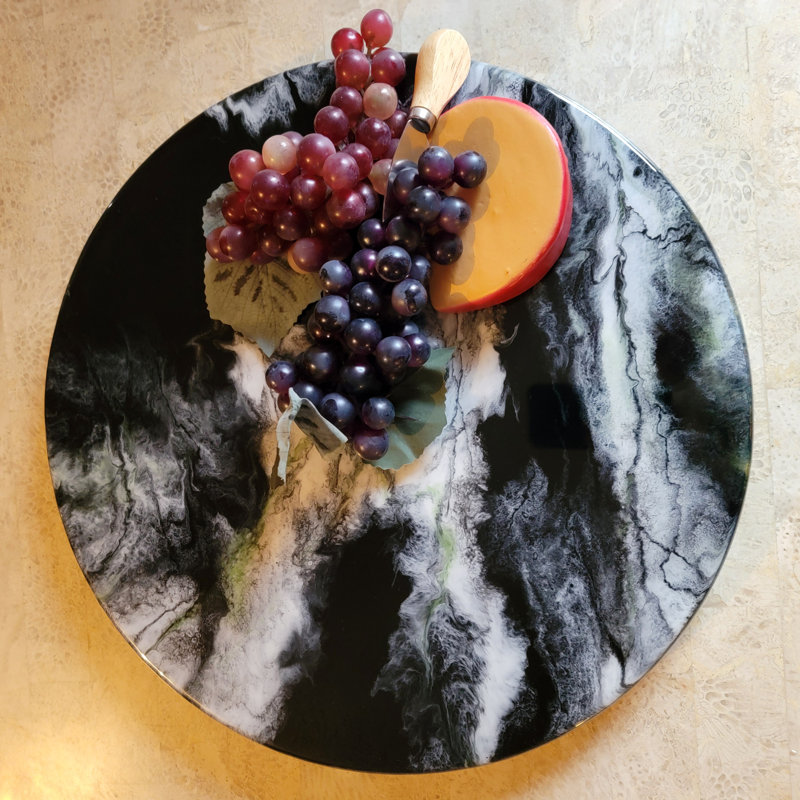 Lazy-Susan Tray Wood Lazy Susan