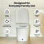 Toilette bidet intelligente pour toute la famille, capteur pleine surface pour enfants, bouclier en mousse, réservoir intégré et pompe pour une chasse puissante, température 4 saisons, siège chauffant, fermeture lente