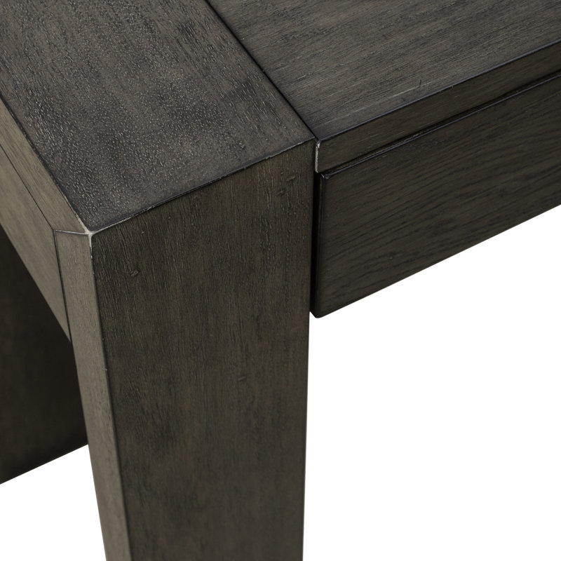 Trenea Console Table w/ 2 Upholstered Stools Set