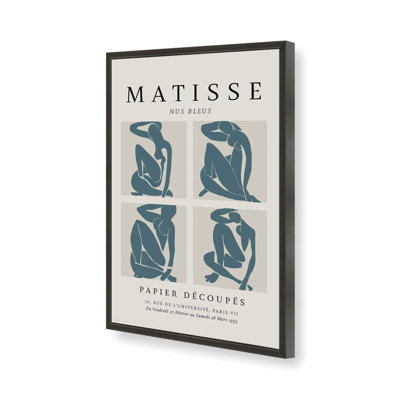 Nus Bleus Matisse Fine Art Poster v2, reproduction dans un cadre