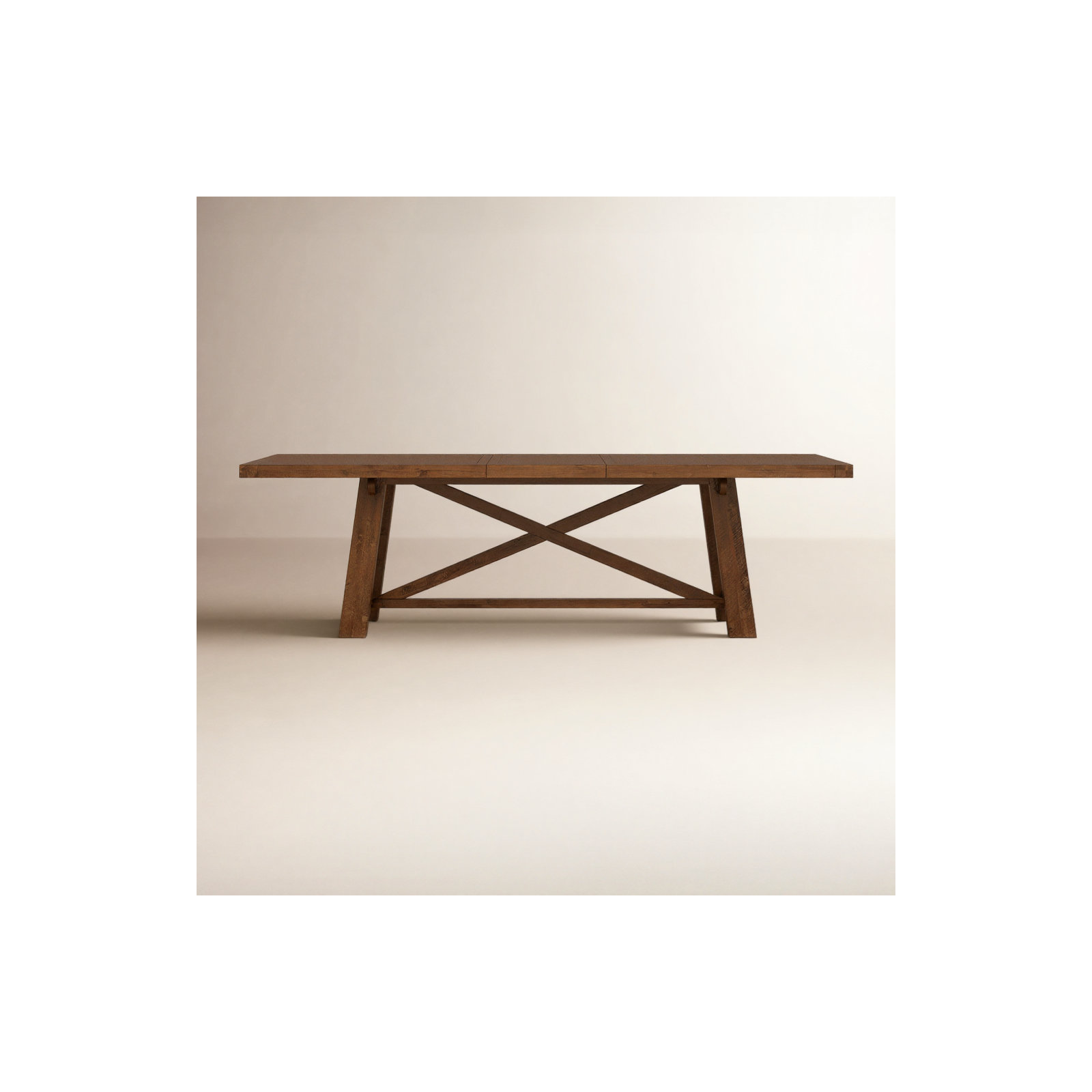 Bianca Extendable Dining Table, Medium Brown