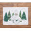 Ensemble de 6 napperons Christmas Forest Botanical