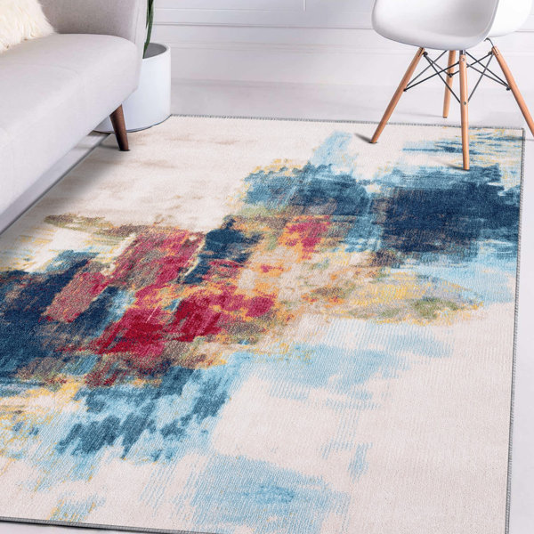 Trent Austin Design® Rethman Performance Abstract Indoor Rug | Wayfair