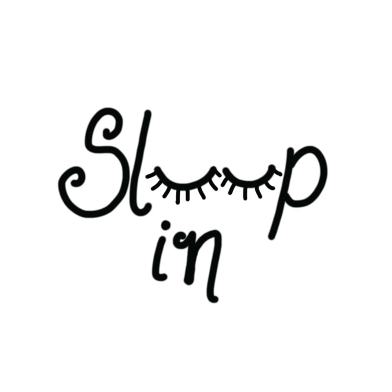 Sleep In - Wrapped Canvas Print, 30cm H x 30cm W x 3.8cm D