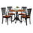 Mbolu 4 - Person Solid Wood Top Pedestal Dining Set-339375439-341133037