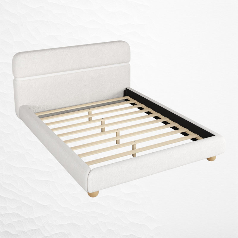 Lit plateforme tapissier