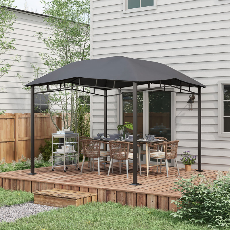 25 Ft. W x 25 Ft. D Steel Soft-Top Gazebo