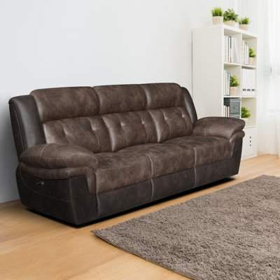 Venero Upholstered 90.25'' Power Reclining Sofa