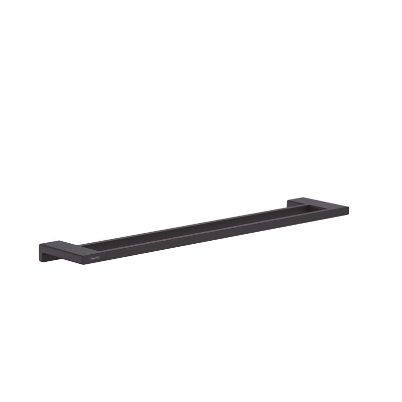 Porte-serviettes double Hansgrohe AddStoris, Noir mat