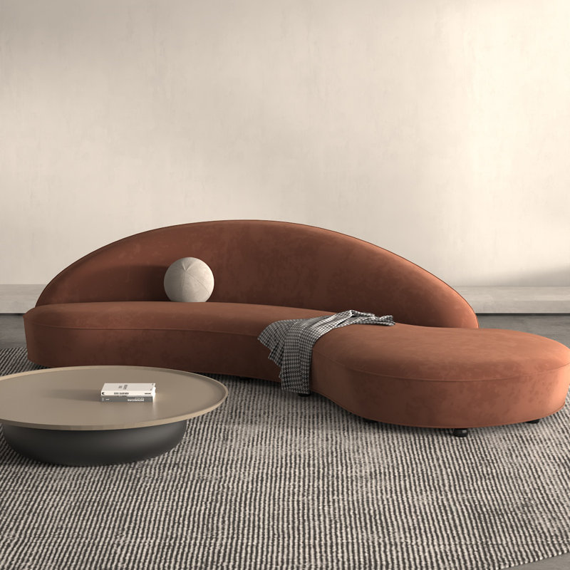 Modern And Simple Creative Sofa, Orange