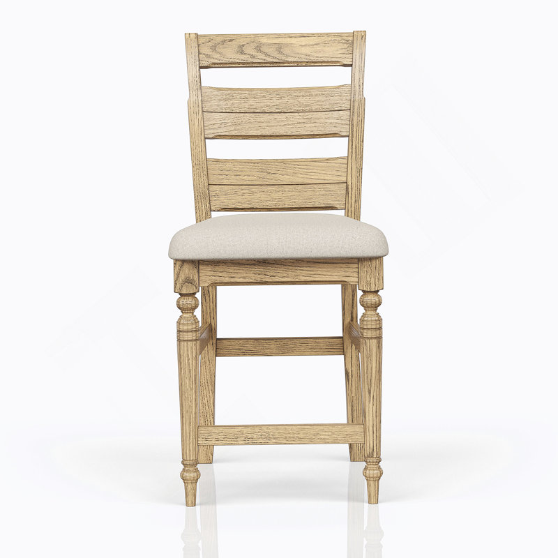 Tabouret de comptoir échelle Ladder - finition caramel
