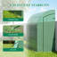 2x1x2m Lean to Greenhouse with Shelves-128783378