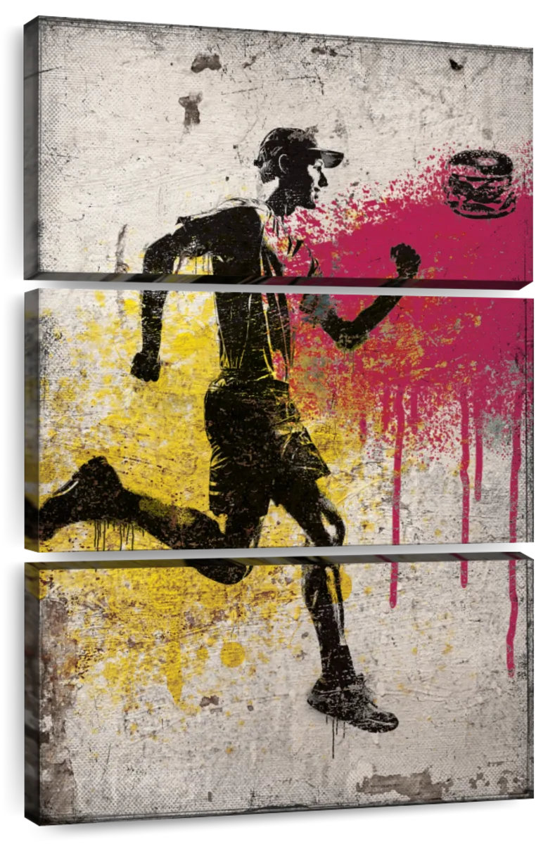 Running Chasing Burger String Ebern Designs Sireci Runner Chasing Burger - Wayfair Canada