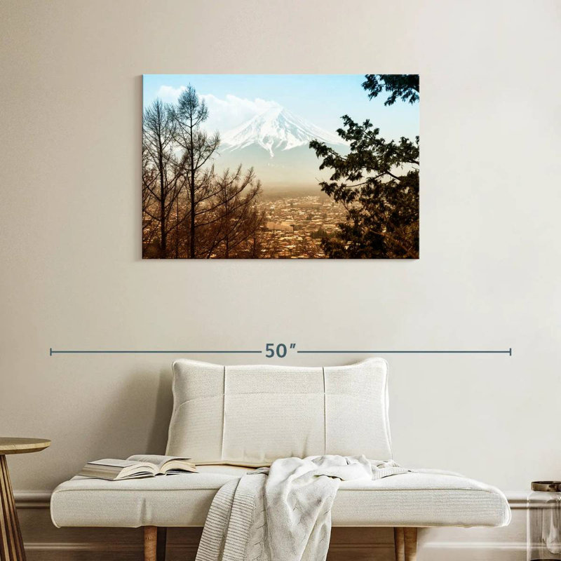 Ravi Mt. Fuji, 24" H x 36" W