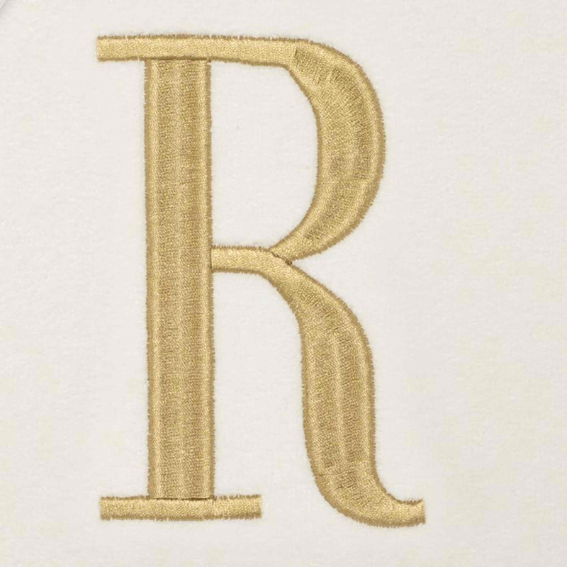 GRY/IVR Monogram Towel Set, 3 Piece Towel Set, Ivory