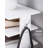 7-Tier Vertical Shoe Rack with Hooks, White
