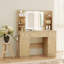 Meuble-lavabo en rotin naturel 43,3 po Boho-1183283977