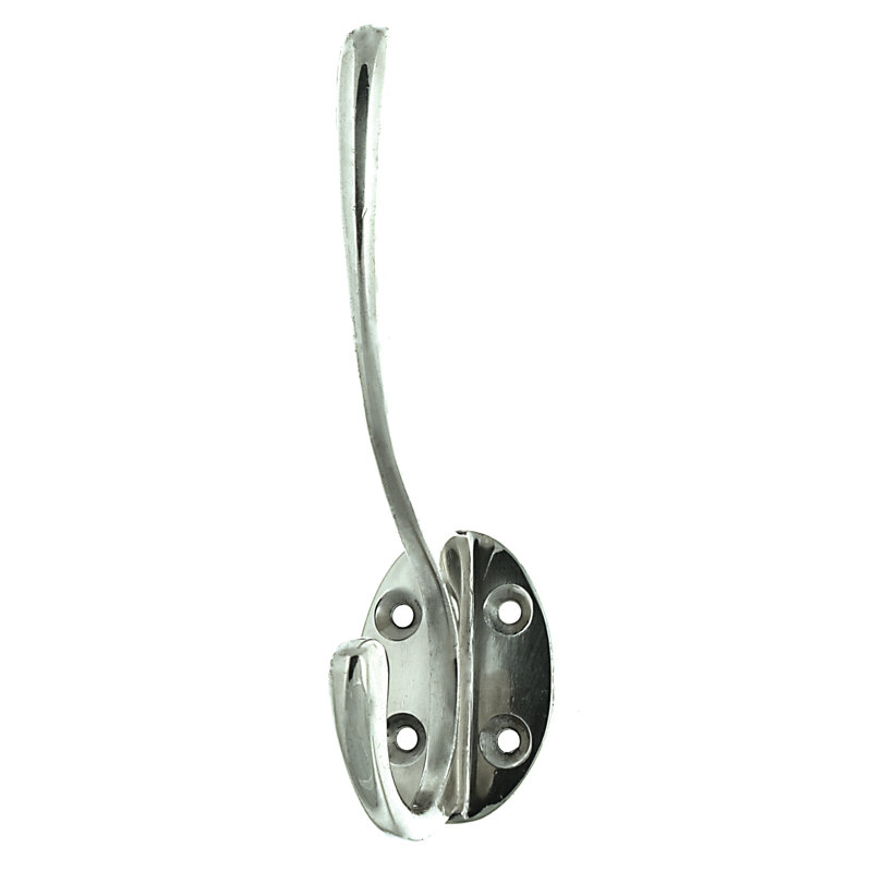 Killeen Brass Wall Wall Hook, Polished Chrome