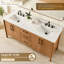 Meuble-lavabo double 72 po Howes