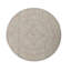 Hand-Knotted High-Quality Beige Round Area Rug