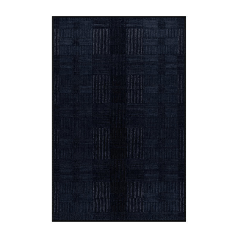 Tapis gris à carreaux lavable à la machine, Tapis de couloir 2 pi x 4 pi
