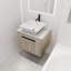 Modern Design Float Bathroom Vanity With Ceramic Basin