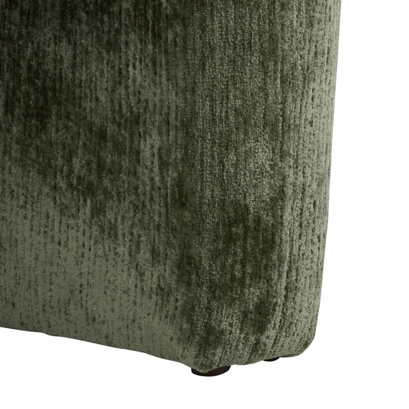 Fauteuil Solace, Chenille vert olive