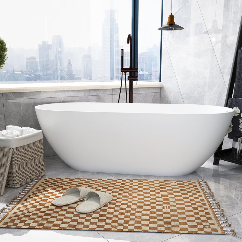 Baignoire autoportante 69 po. X 29 po. À surface solide