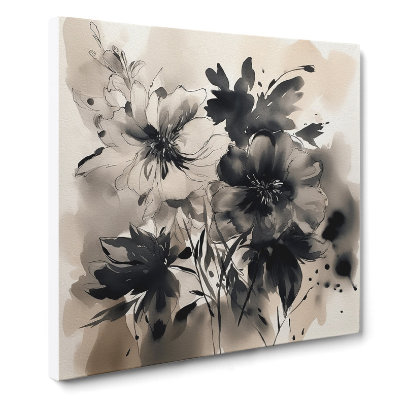 Floral Ink Wash No.1 - Print