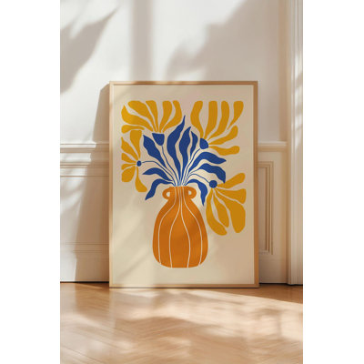 Élégante peinture encadrée décorative, 12,9 po x 18,9 po | Cadre 100% bois massif (épaisseur: 0,8 pouce) | Papier photo 300 g / m² de haute qualité, impression numérique | Parfait pour le salon, la décoration de bureau et les amateurs d'art