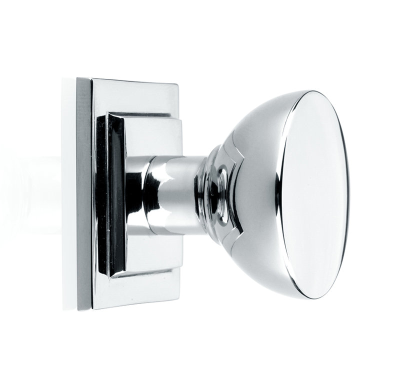 Sula Round Knob, Bright Chrome