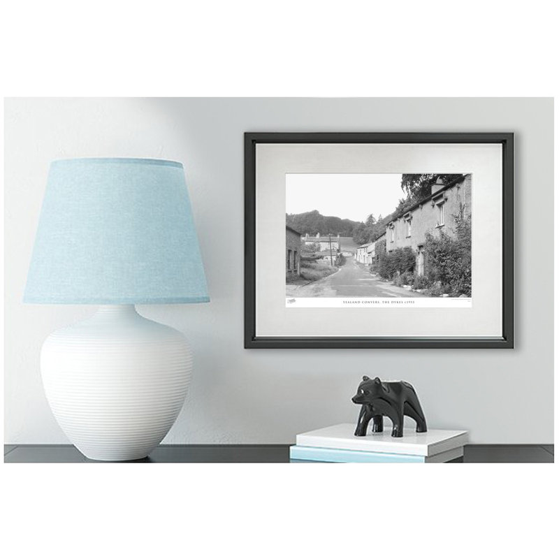 Yealand Conyers, The Dykes C1955 - Single Picture Frame Print, 40cm H x 50cm W x 2.3cm D