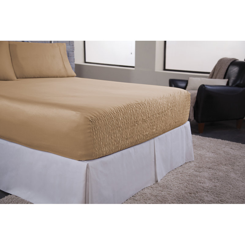 Ensemble de draps 500TC, Marron, Grand