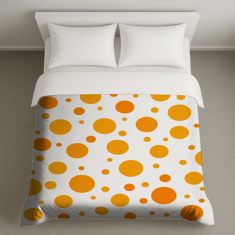 Housse de couette à pois moderne, Queen