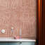 Modern Graffiti Wallpaper Pink Salmon Background