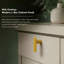 Bouton d'armoire en forme de L de style Mid-Century moderne en aluminium massif (jaune) par ROUS Hardware -119559193-111448832