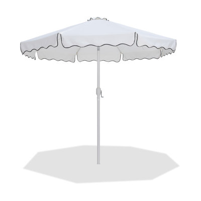 Amalfi With Piping Fabric Patio Umbrellas