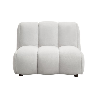 Chaise en lin blanc ivoire Manilla