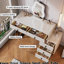 Table de maquillage moderne avec tiroirs de rangement et armoire d'appoint