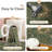 5X7 Area Rugs, Washable Vacuum-Friendly Non-Slip Rug Vintage Boho Sun And Moon Printed Pattern Low Pile Carpet For Living Room Bedroom Dining Room Hallway Entryway,Green Brown-949478533-949478554