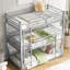 Lit superposé simple en métal, argent - robuste et peu encombrant, mesure, sans sommier, lit superposé facile à construire, solution économique-701601835